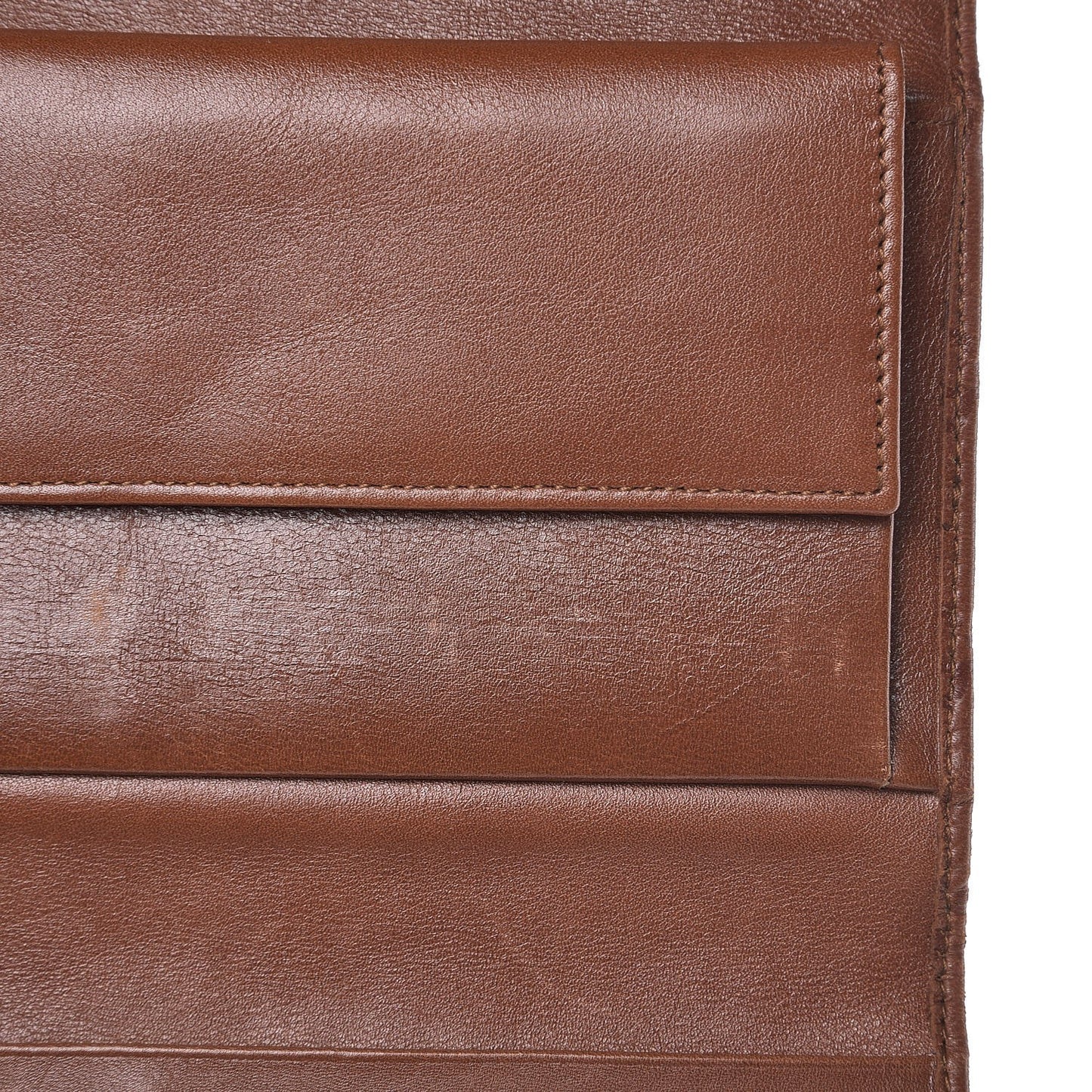 Guccissima Continental Flap Wallet Brown