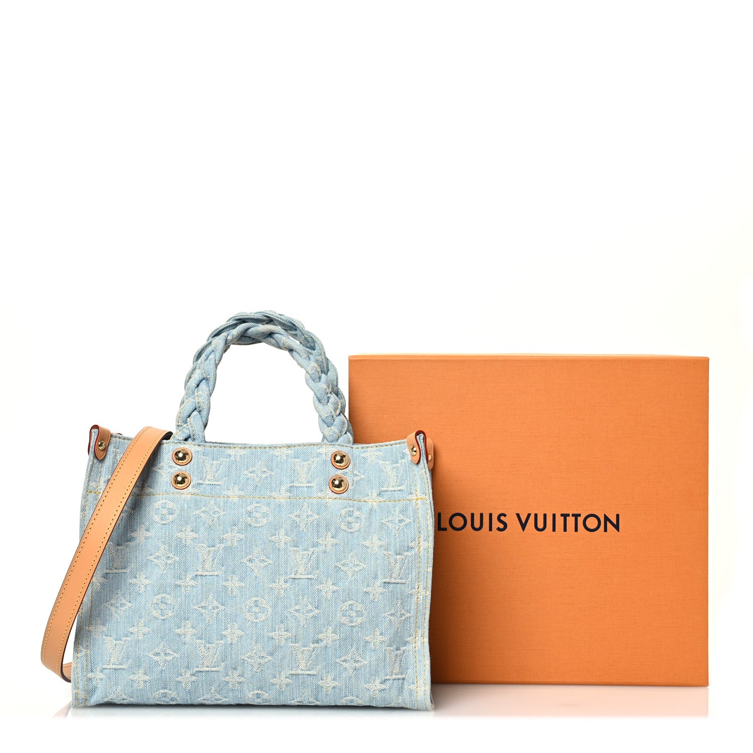 Louis Vuitton Monogram Washed Denim Let Go PM Sky Blue 11 of 11