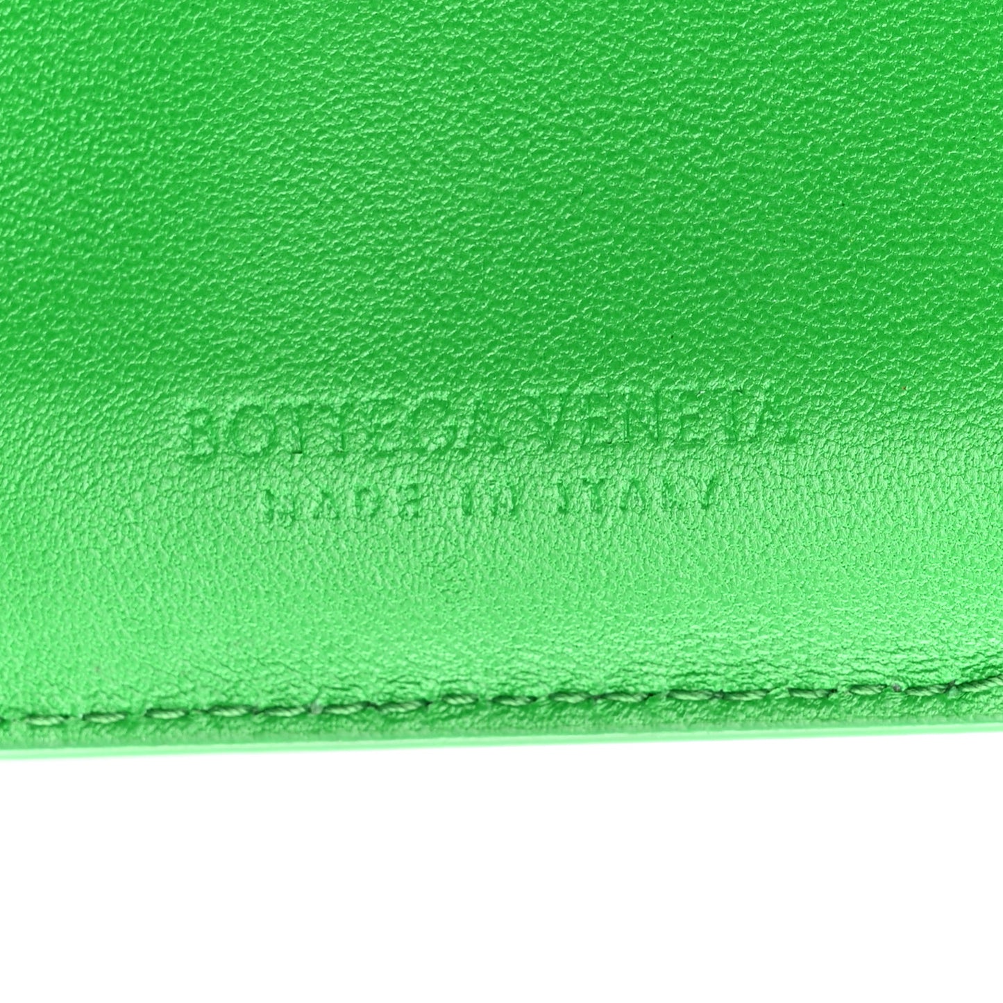 Nappa Maxi Intrecciato Card Holder Parakeet