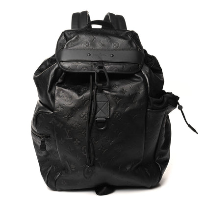 Louis Vuitton Calfskin Monogram Shadow Discovery Backpack Black 1 of 9