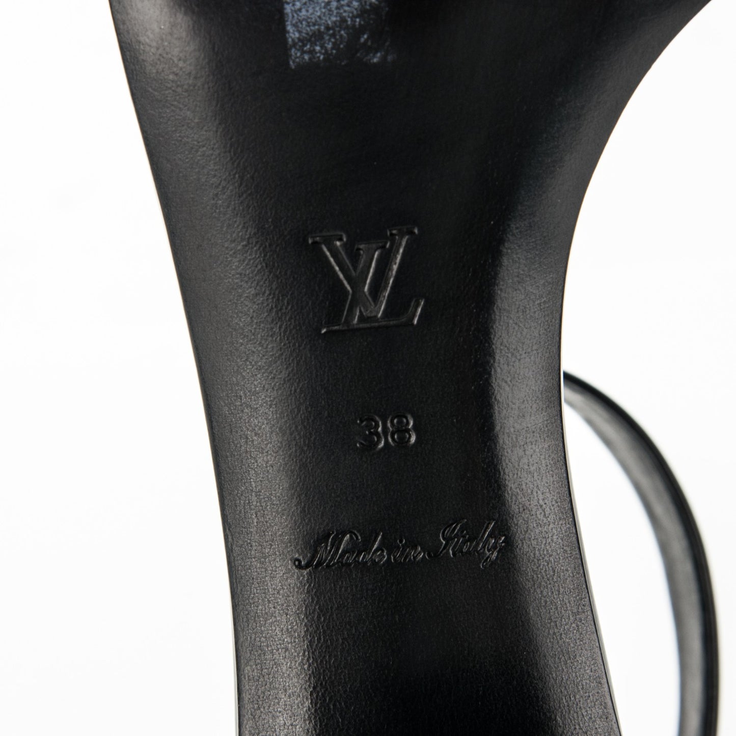Calfskin Westbound Sandal 38 Black