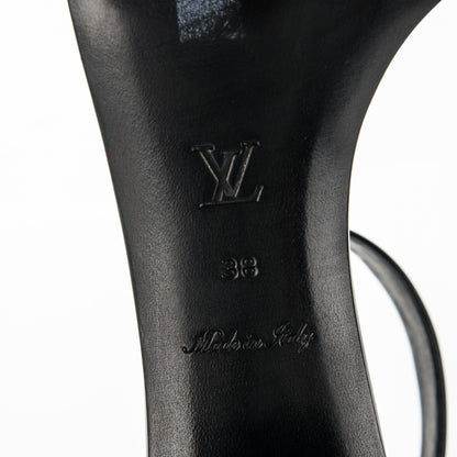 Louis Vuitton Calfskin Westbound Sandal 38 Black 6 of 6