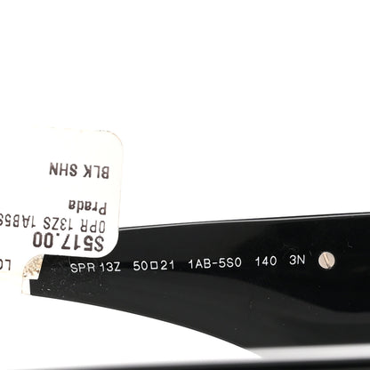 Prada Acetate Symbole Sunglasses SPR 13Z Black 6 of 6
