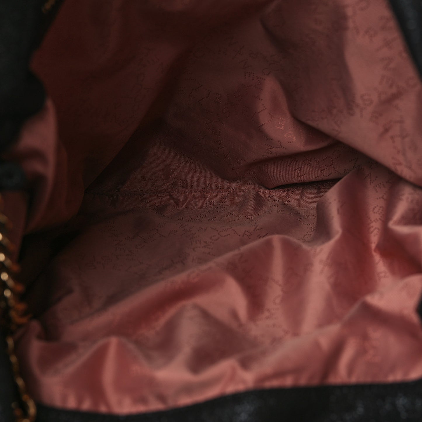 Shaggy Deer Falabella Fold Over Tote Black