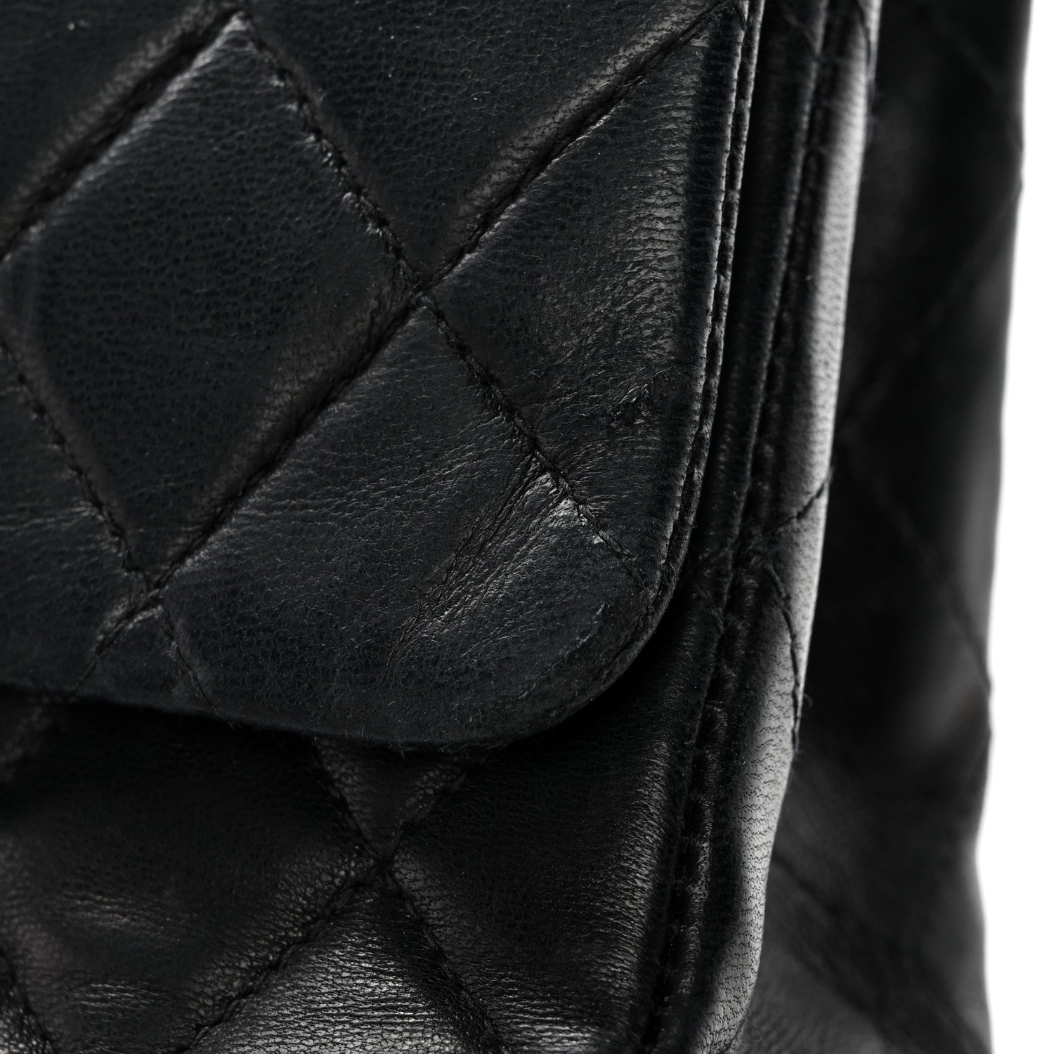 Chanel Lambskin Quilted Small Double Flap Black 14 of 15
