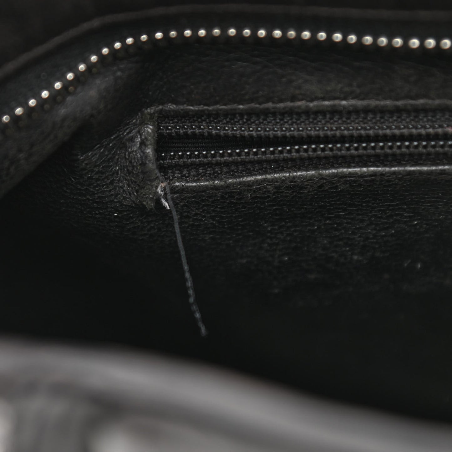 Lambskin Quilted Medallion Tote Black