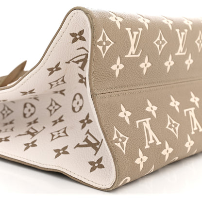 Louis Vuitton Empreinte Monogram Spring In The City Onthego MM Kaki Beige Cream 8 of 12