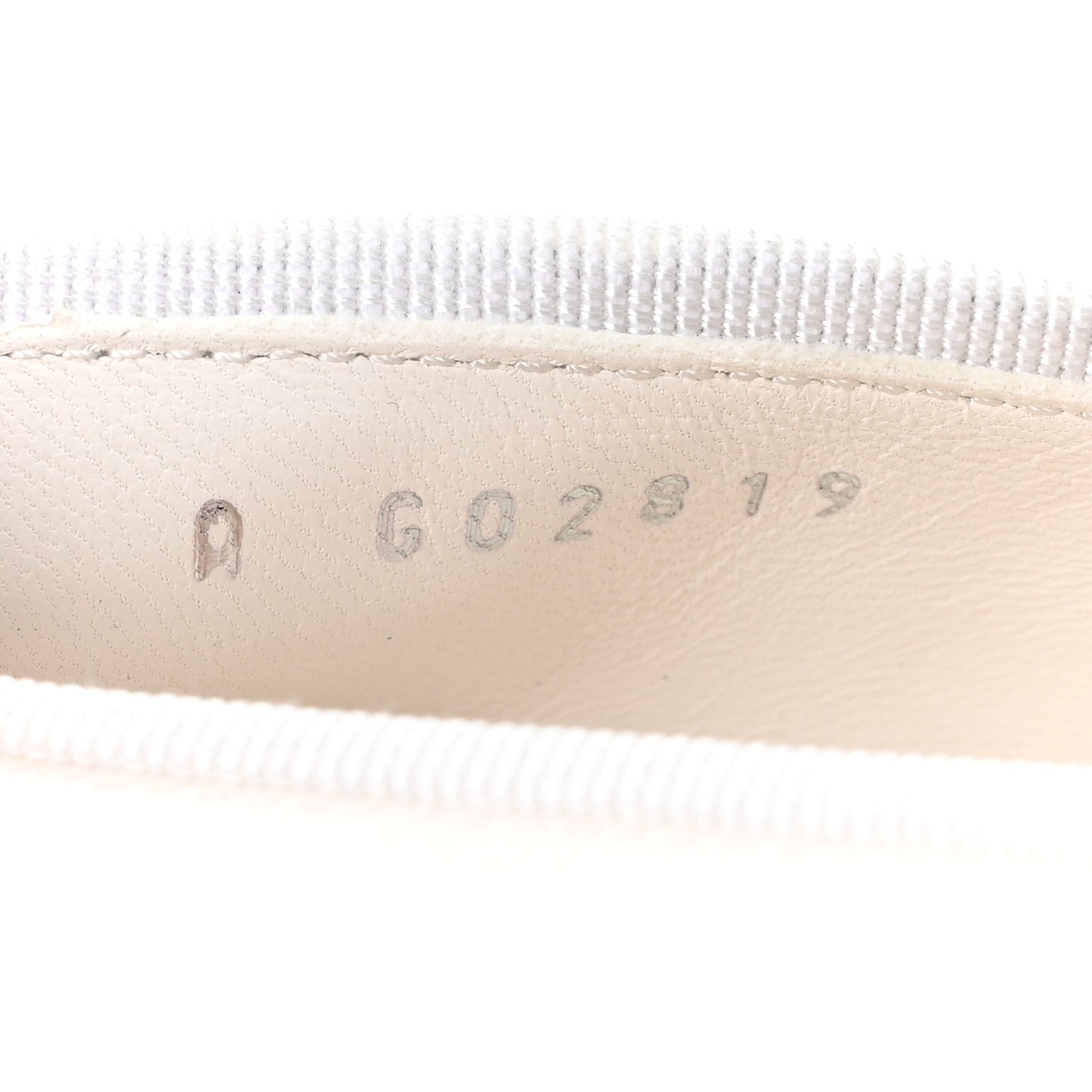 Lambskin Cap Toe CC Ballerina Flats 40.5 White Black