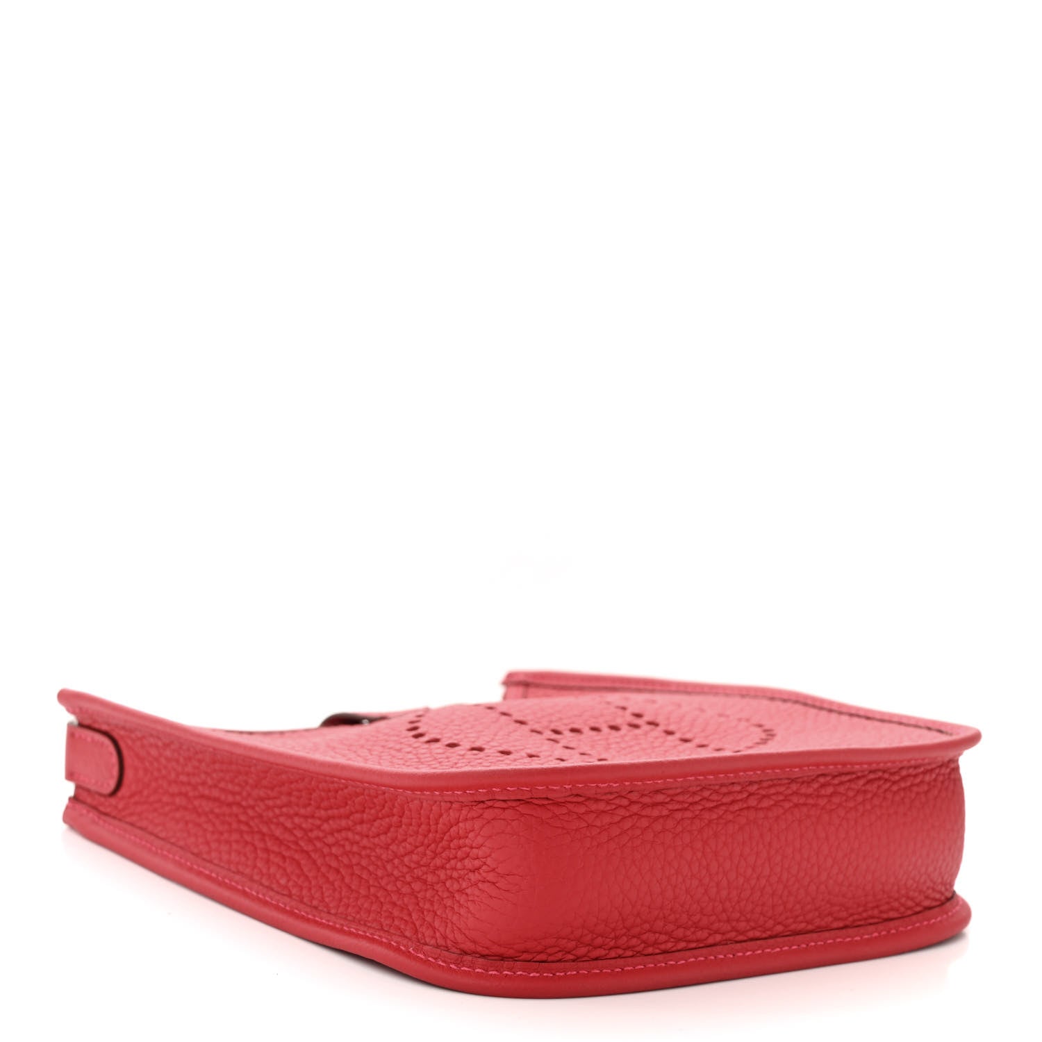 Hermes Taurillon Clemence Evelyne TPM Rouge Casaque 4 of 11