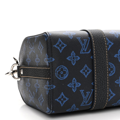 Louis Vuitton Monogram City Keepall Blue 7 of 8