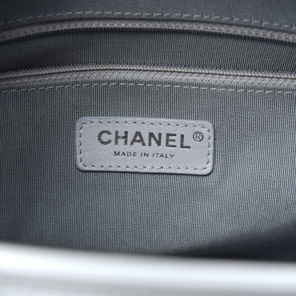 Chanel Aged Calfskin Quilted Medium Gabrielle Hobo Light Blue 8 of 11