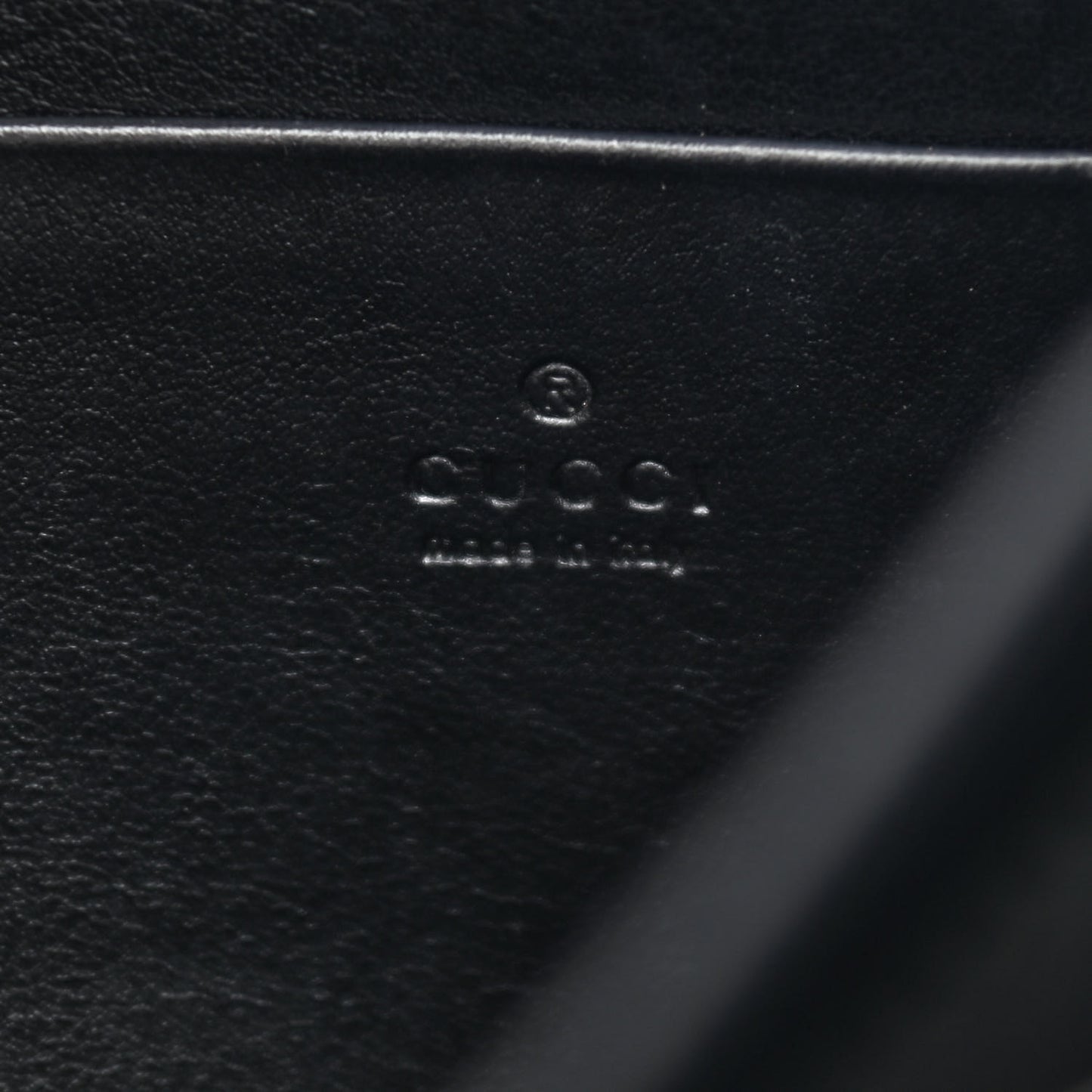 Calfskin Matelasse GG Marmont Chain Wallet Black