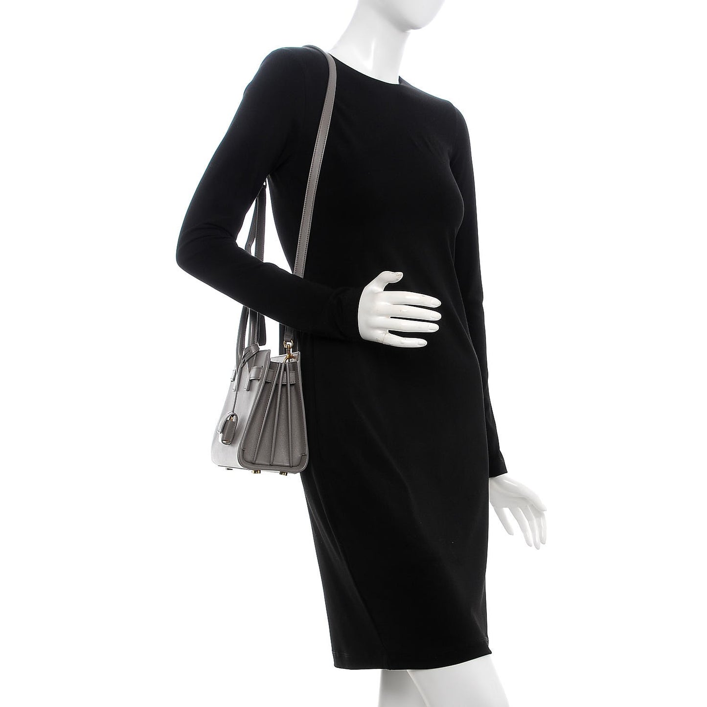 Calfskin Nano Sac De Jour Fog