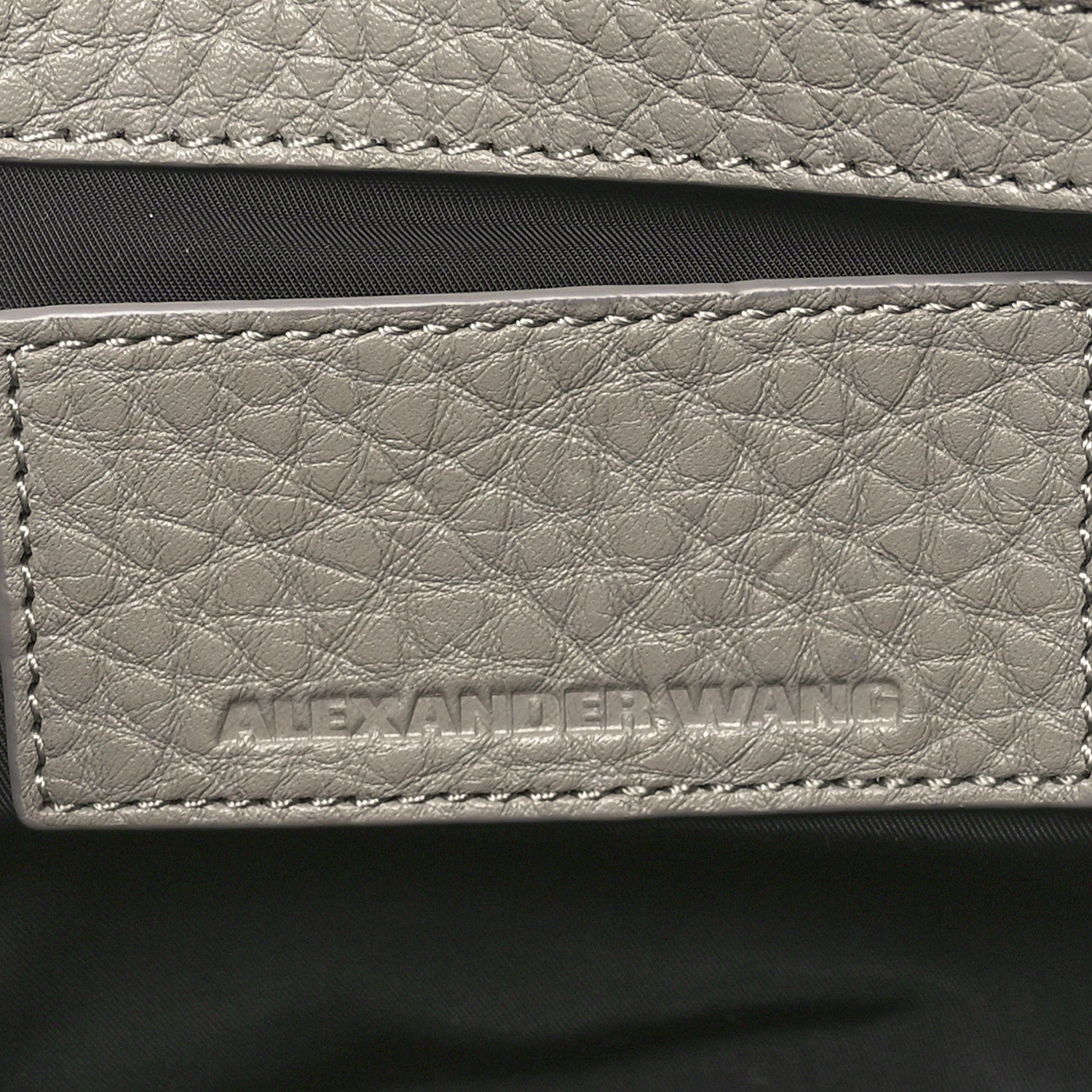 Alexander Wang Pebbled Lambskin Rockie Oyster Pale Gold Hardware 6 of 9