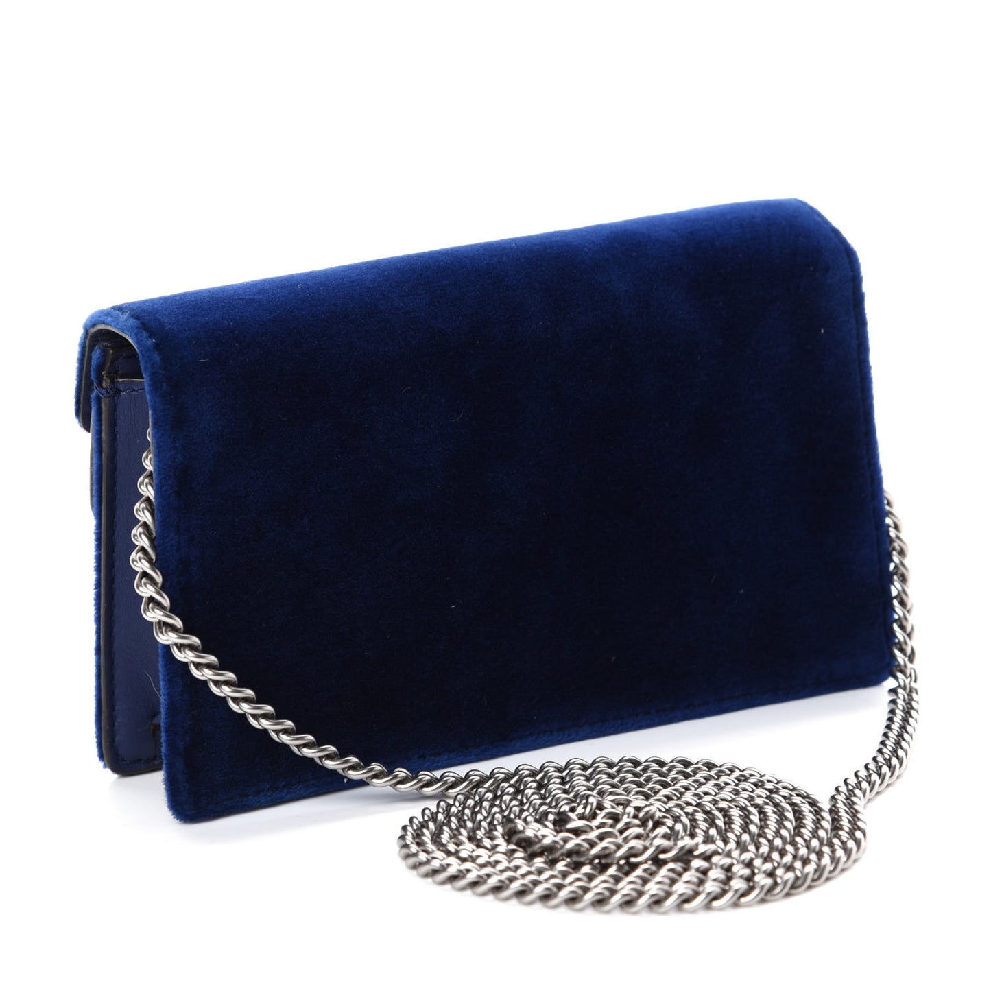 Velvet Super Mini Dionysus Shoulder Bag Cobalt