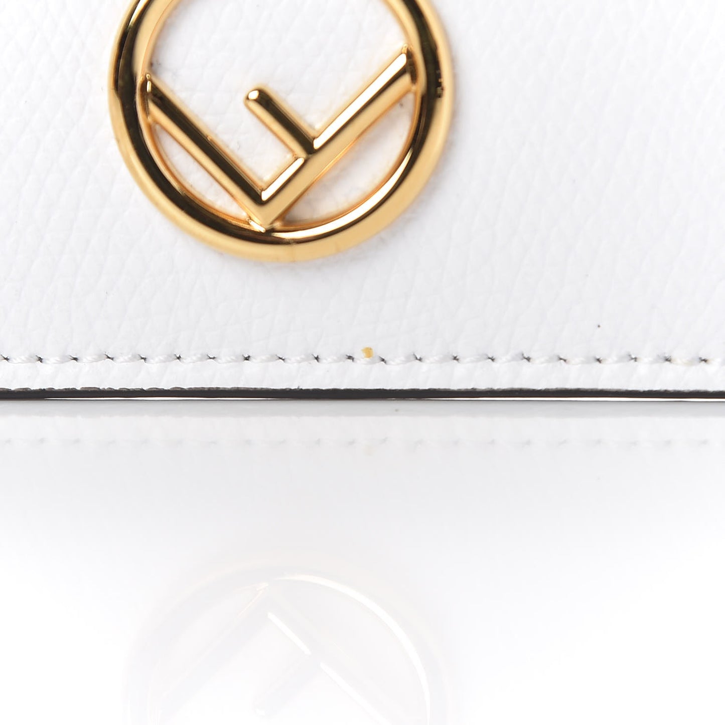 Vitello Cruise F is Fendi Card Holder Optical White