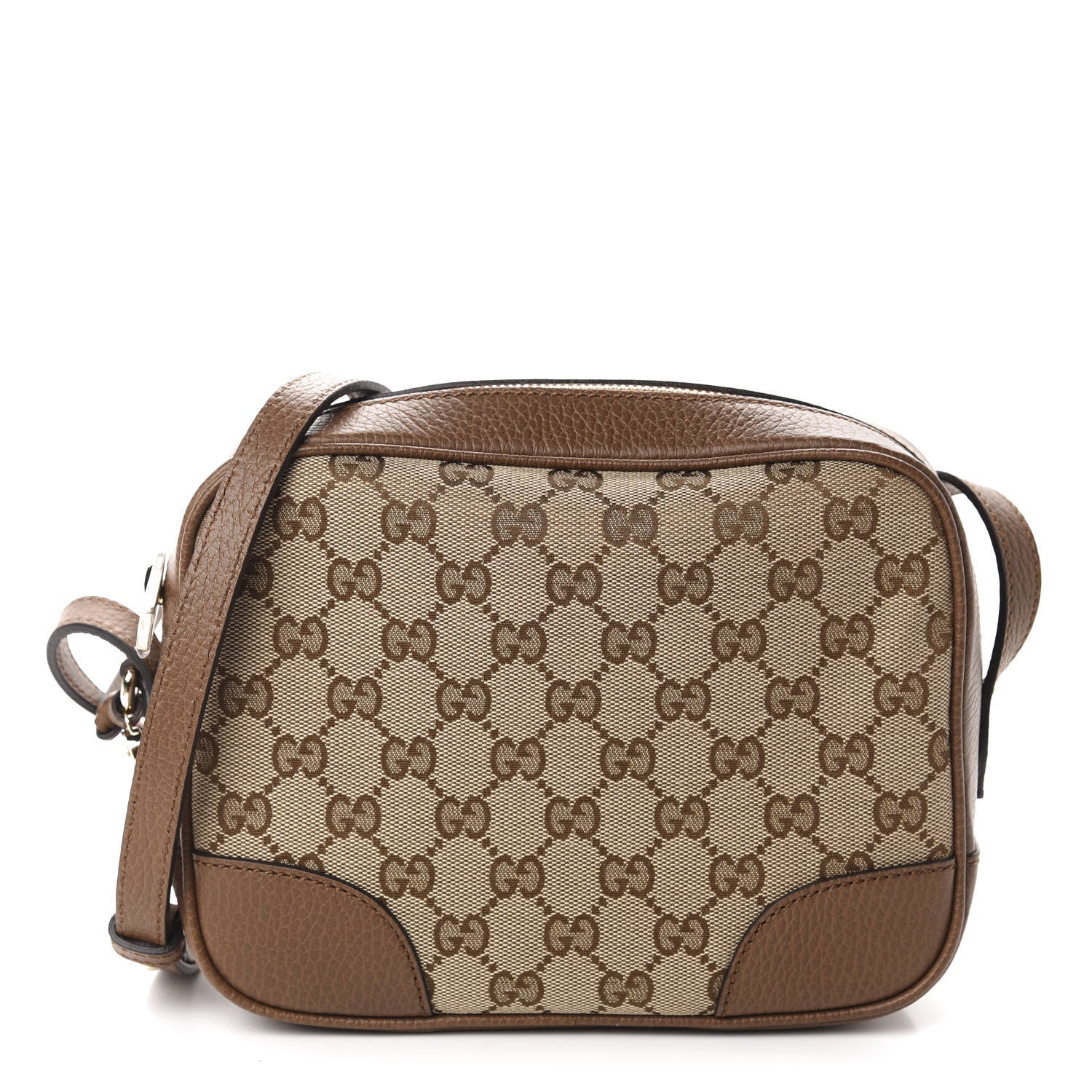 Gucci Monogram Mini Bree Messenger Bag Beige Tabacco 1 of 10