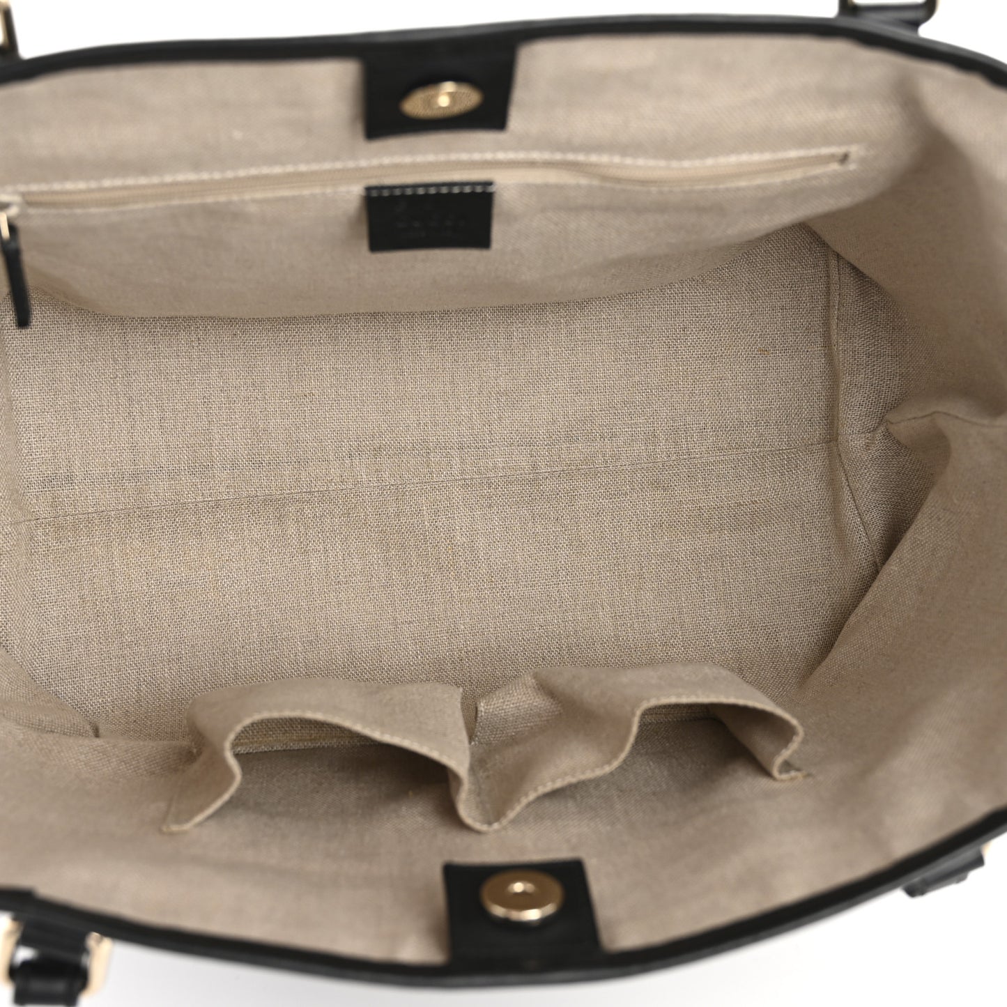 Microguccissima Medium Joy Tote  Black