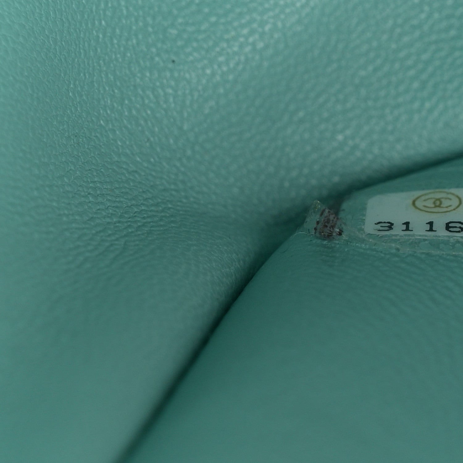Chanel Caviar Quilted Jumbo Double Flap Light Green 7 of 10