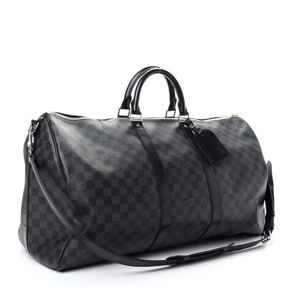 Louis Vuitton Damier Graphite Keepall Bandouliere 55 2 of 8