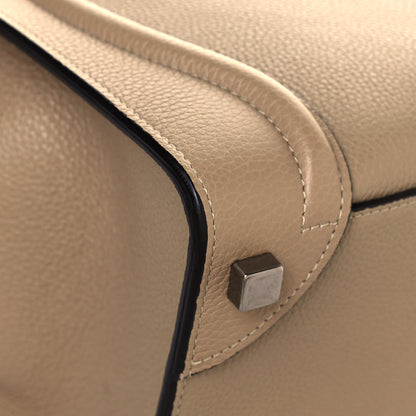 Celine Drummed Calfskin Micro Luggage Dune 7 of 14