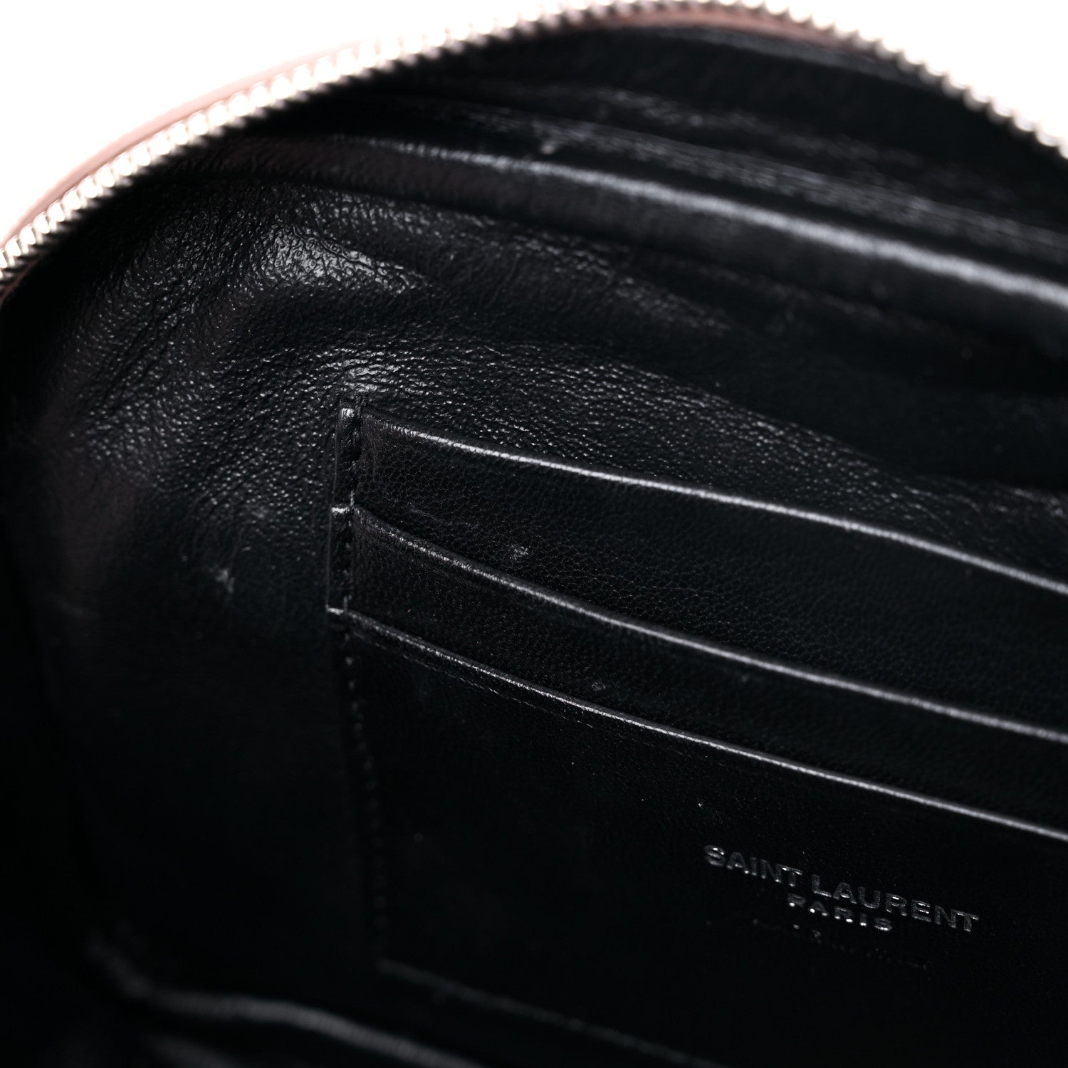Saint Laurent Grain De Poudre Matelasse Monogram Mini Lou Camera Bag Marble Pink 11 of 11