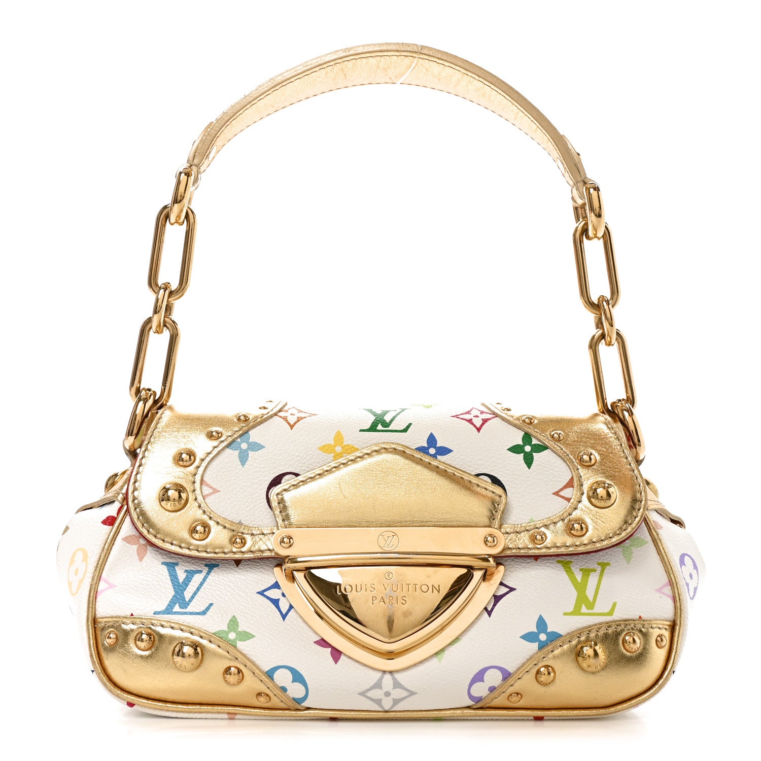 Louis Vuitton Monogram Multicolor Marilyn White Gold 1 of 9