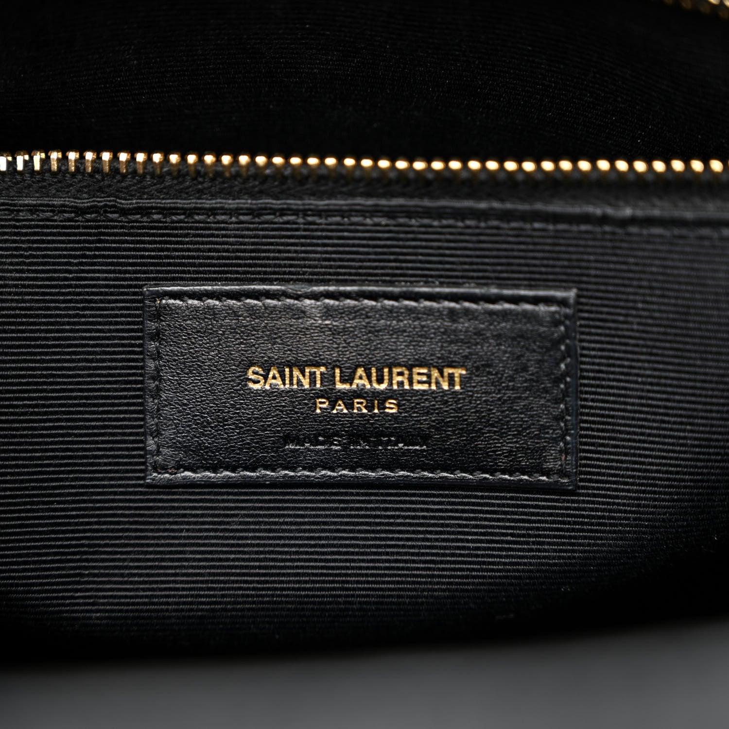 Saint Laurent Grained Calfskin Small Sac De Jour Black 8 of 13