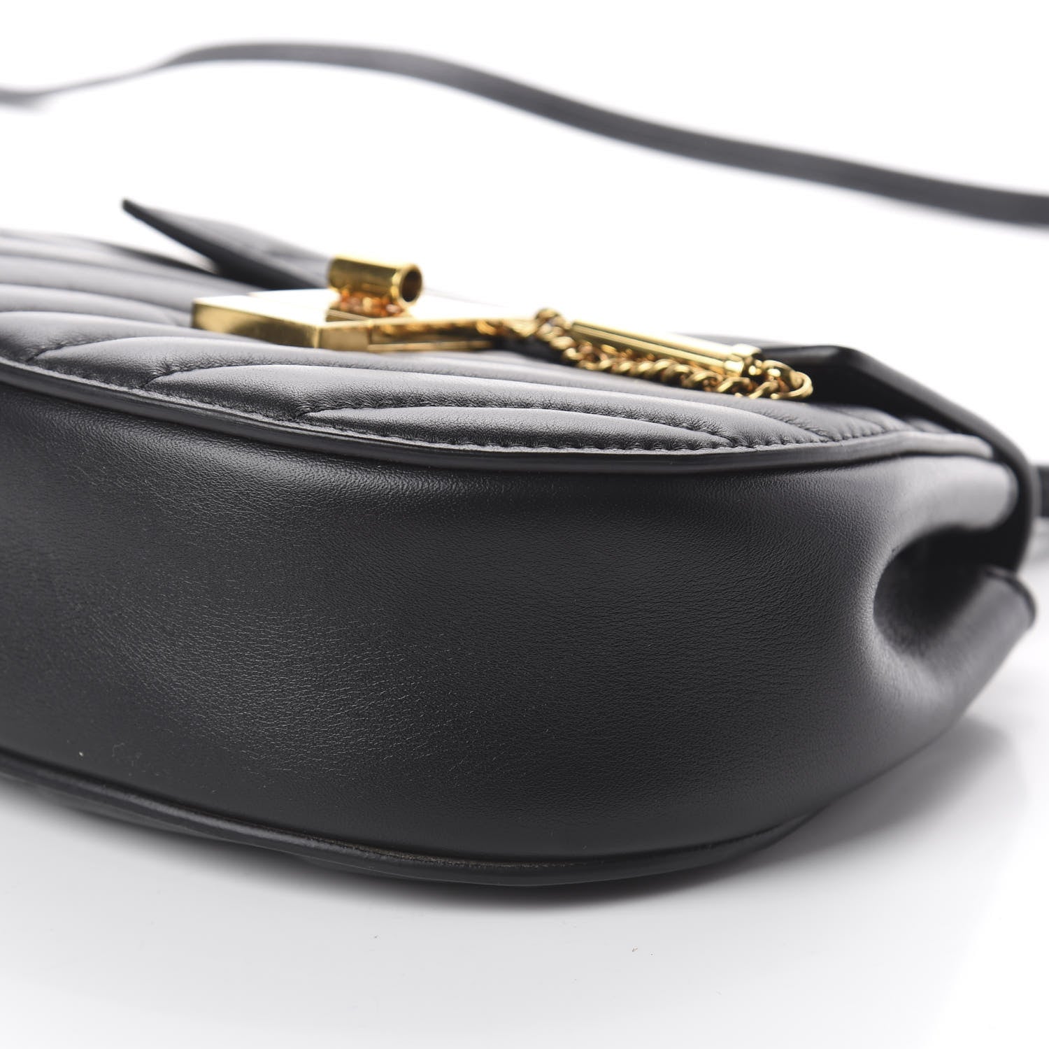 Chloe Calfskin Quilted Mini Drew Bijou Shoulder Bag Black 8 of 8