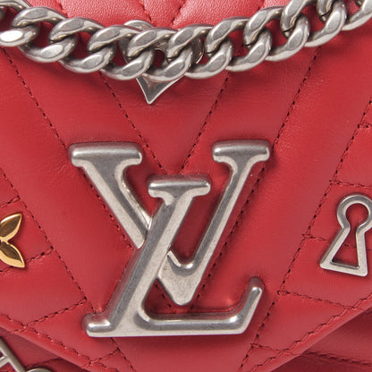 Louis Vuitton Calfskin Love Lock New Wave Chain PM Scarlet 7 of 9