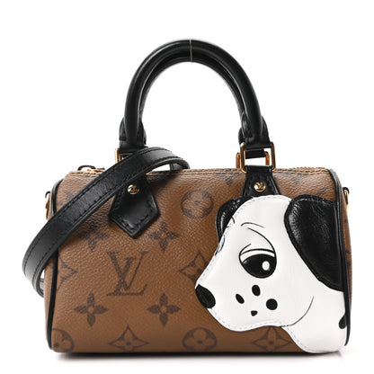 Louis Vuitton Reverse Monogram Dog Animation Nano Speedy 1 of 9