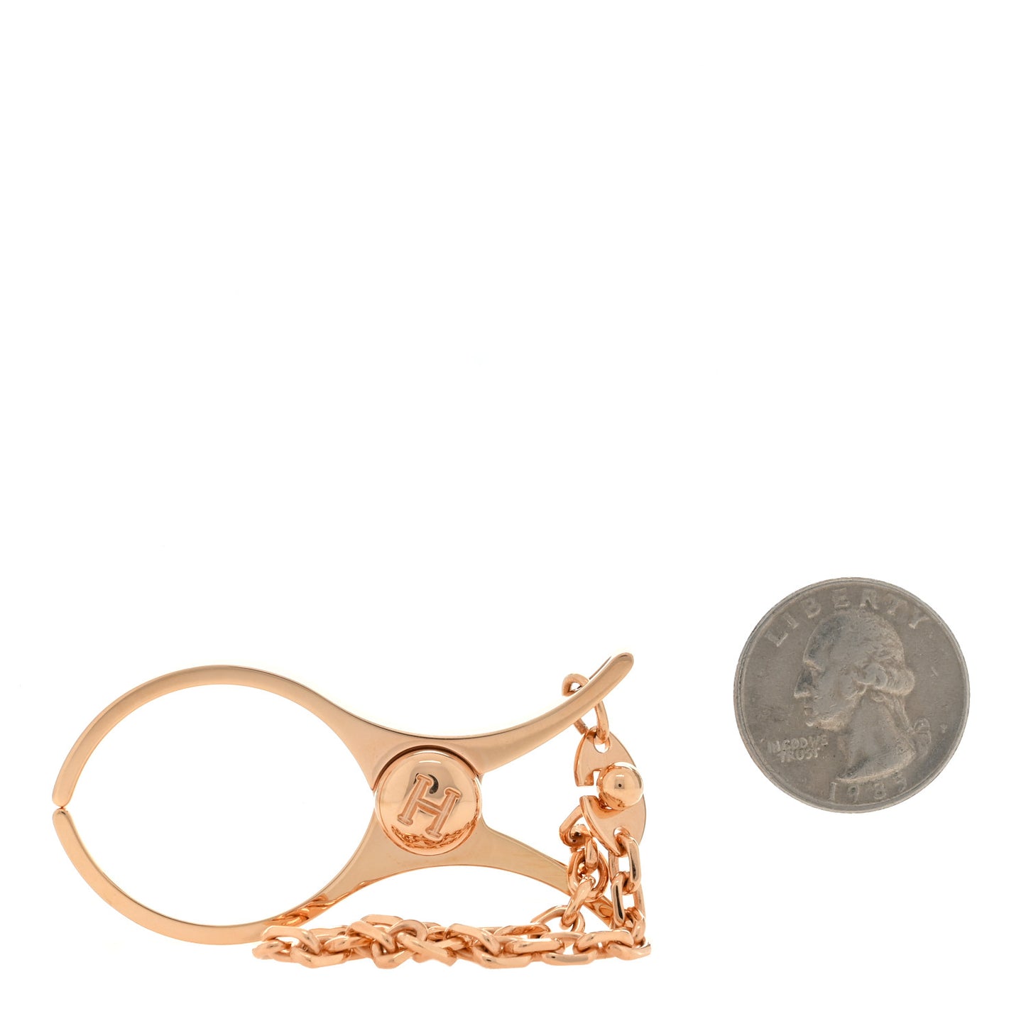 Permabrass Filou Glove Clip Rose Gold