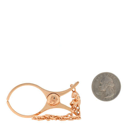 Hermes Permabrass Filou Glove Clip Rose Gold 2 of 3