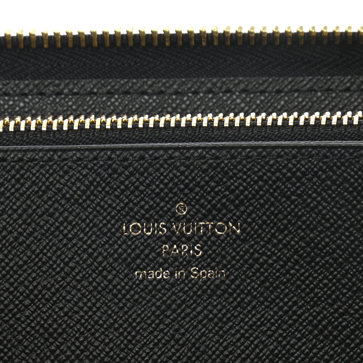 Louis Vuitton Monogram Giant Crafty Zippy Wallet Creme Rouge Black 6 of 8