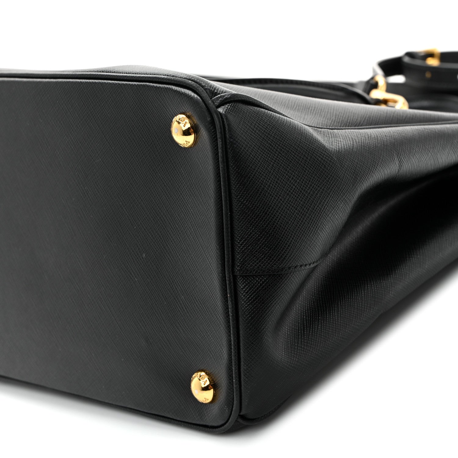 Prada Saffiano Medium Galleria Double Zip Tote Black 10 of 11
