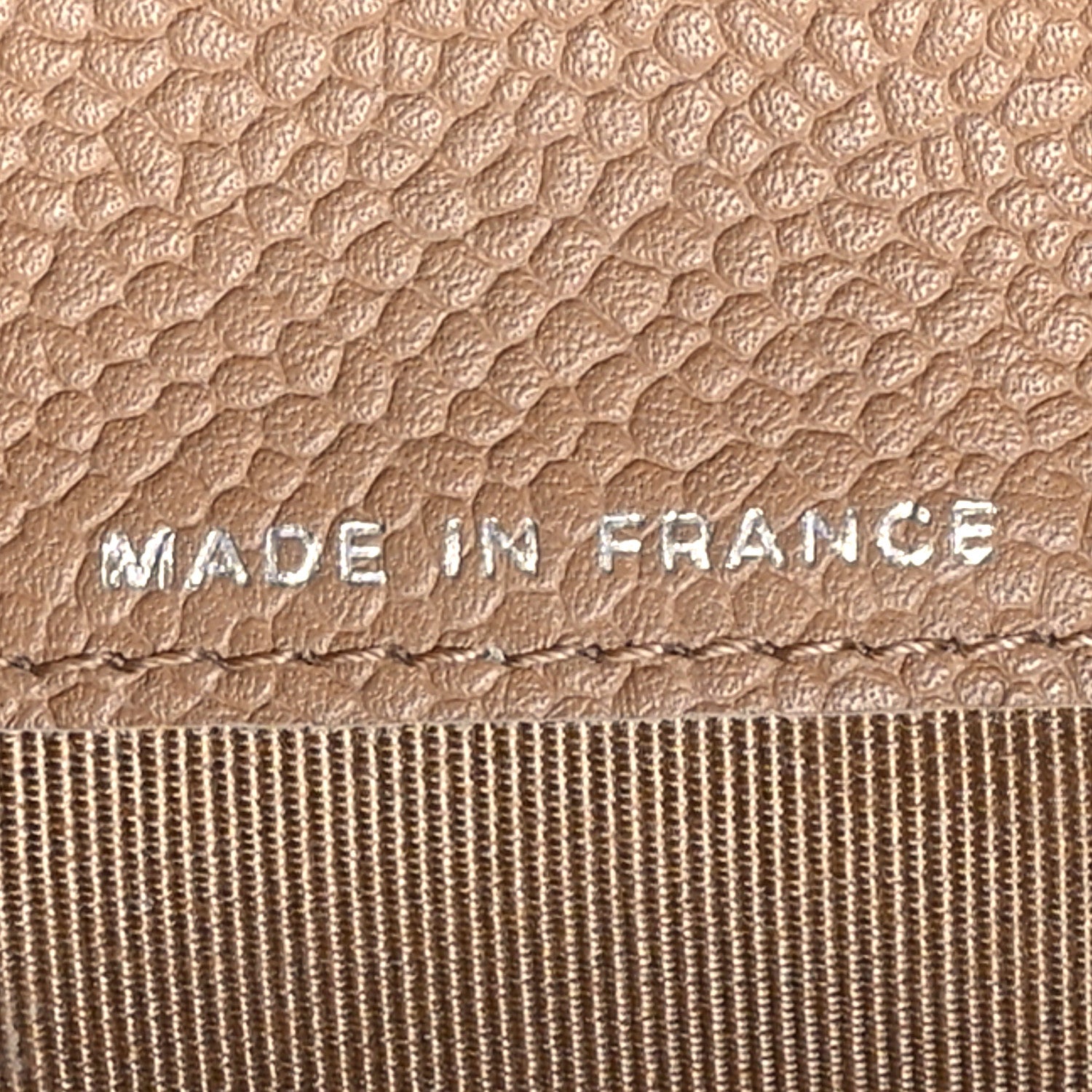 Chanel Caviar Quilted Yen Wallet Dark Beige 7 of 9