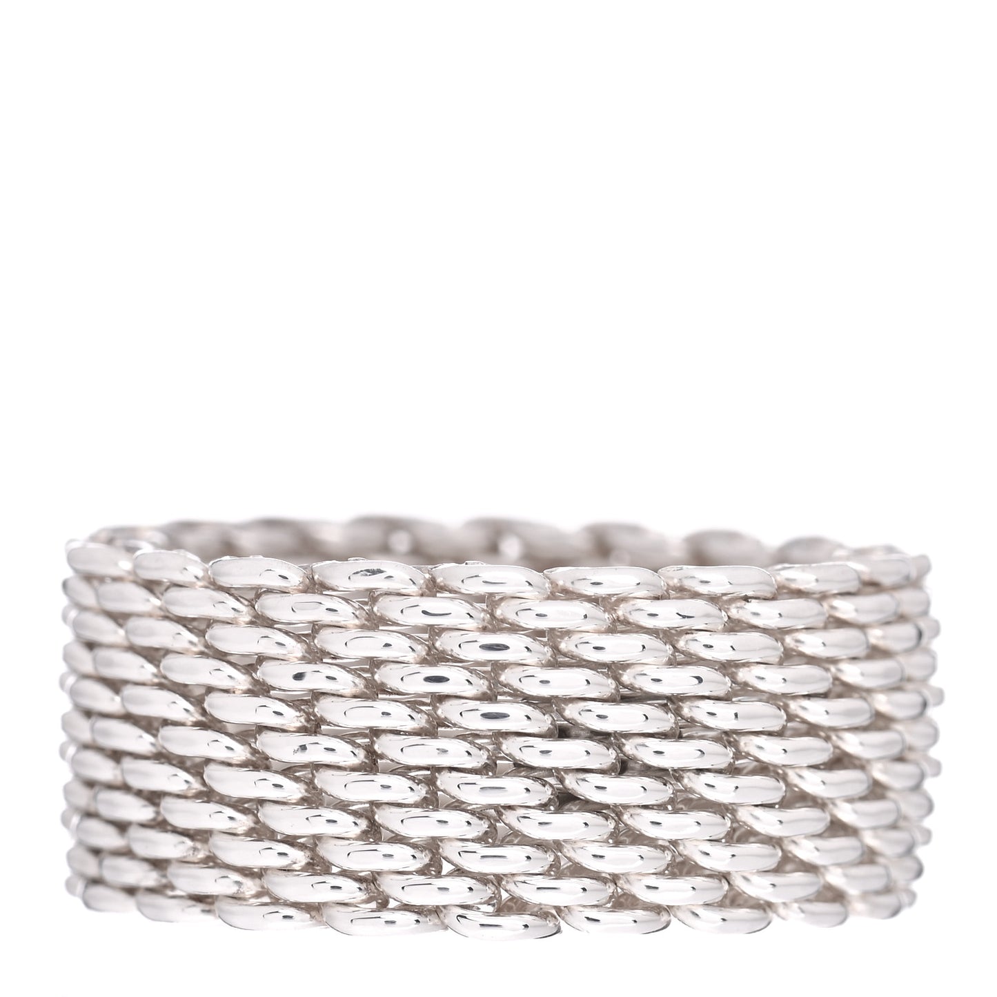Sterling Silver Somerset Mesh Ring 54 7