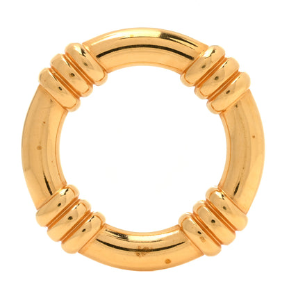 Hermes Permabrass Bouee Scarf Ring Gold 1 of 5