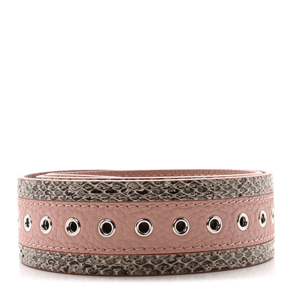 Louis Vuitton Watersnake Calfskin Bandouliere Shoulder Strap Pink Natural 2 of 4