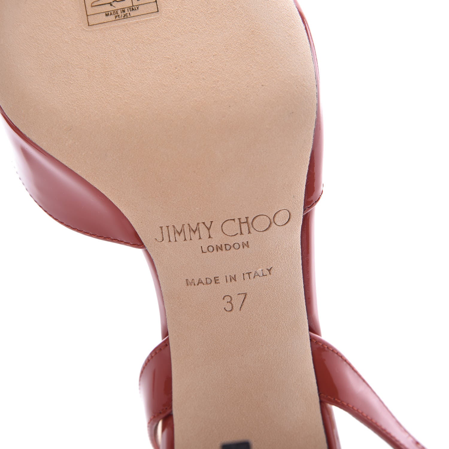 Jimmy Choo Patent Tarida Slingback Pumps 37 Agate 6 of 8