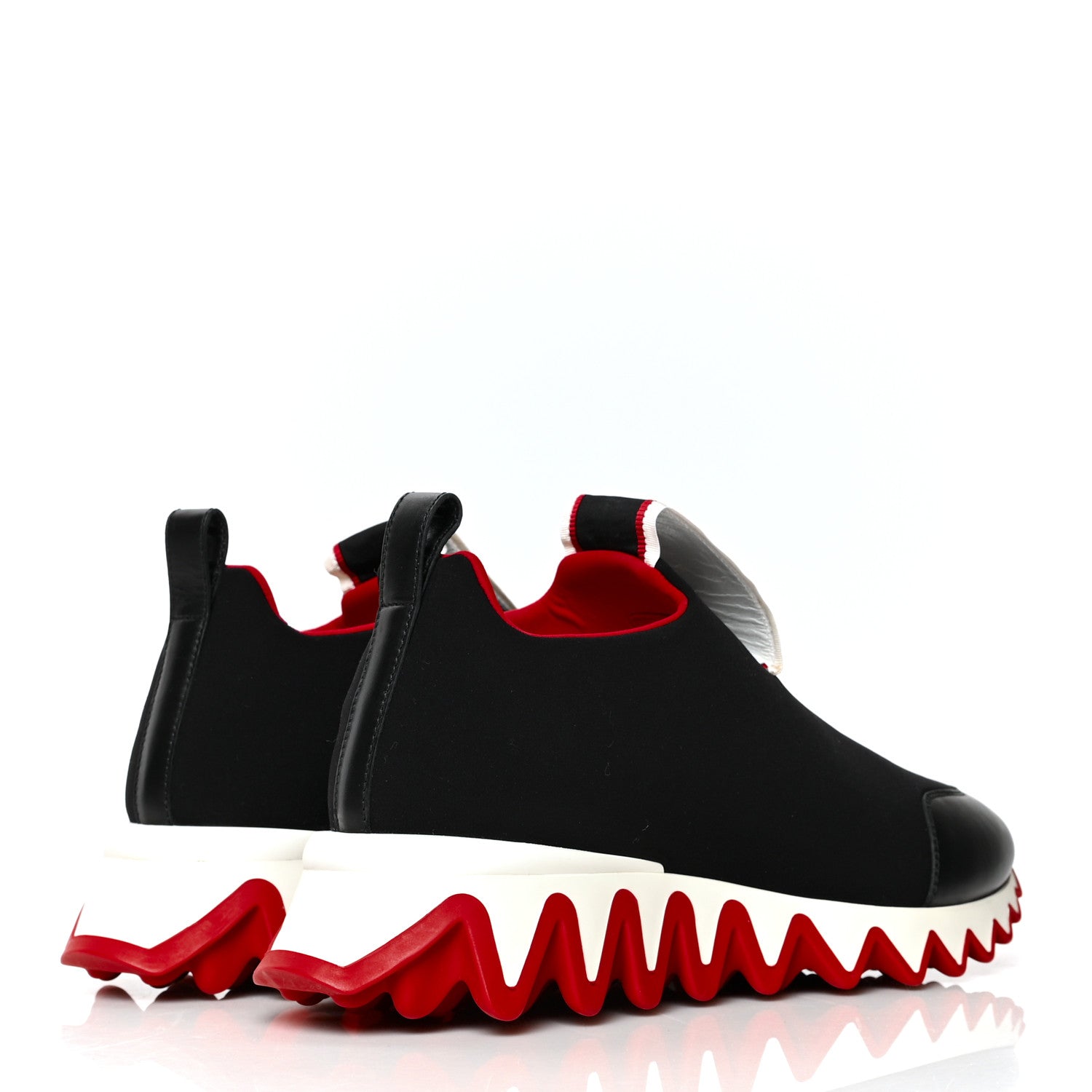 Christian Louboutin Neoprene Tiketa Flat Sneakers 40 Black 4 of 7