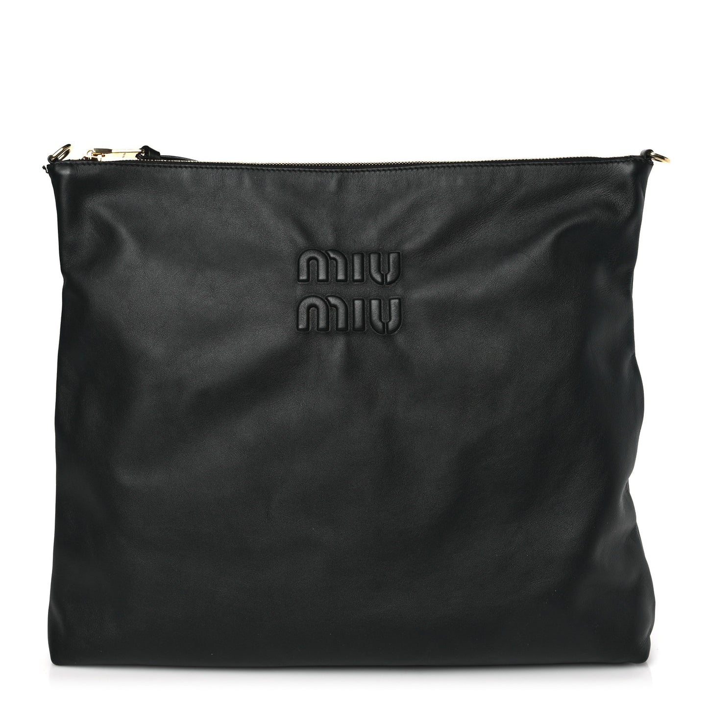 Soft Calf Softy Shoulder Bag Black