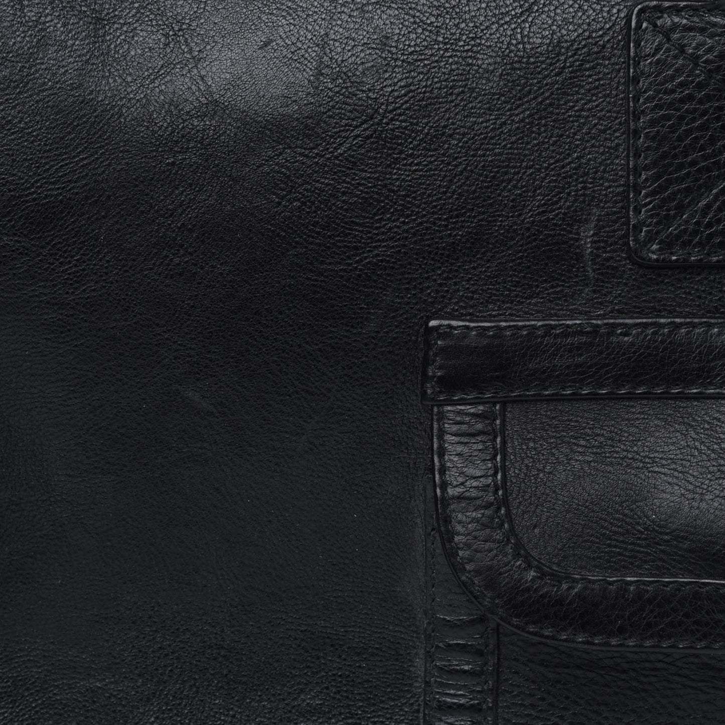 Calfskin CD Tote Black