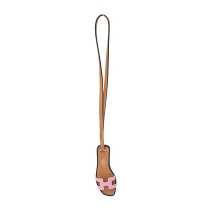 Hermes Epsom Butler Calfskin Hunter Oran Nano Bag Charm Rose Confetti Sable 1 of 3