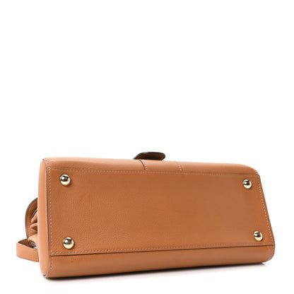 Delvaux Calfskin Mini Brillant East West Satchel Natural 5 of 11