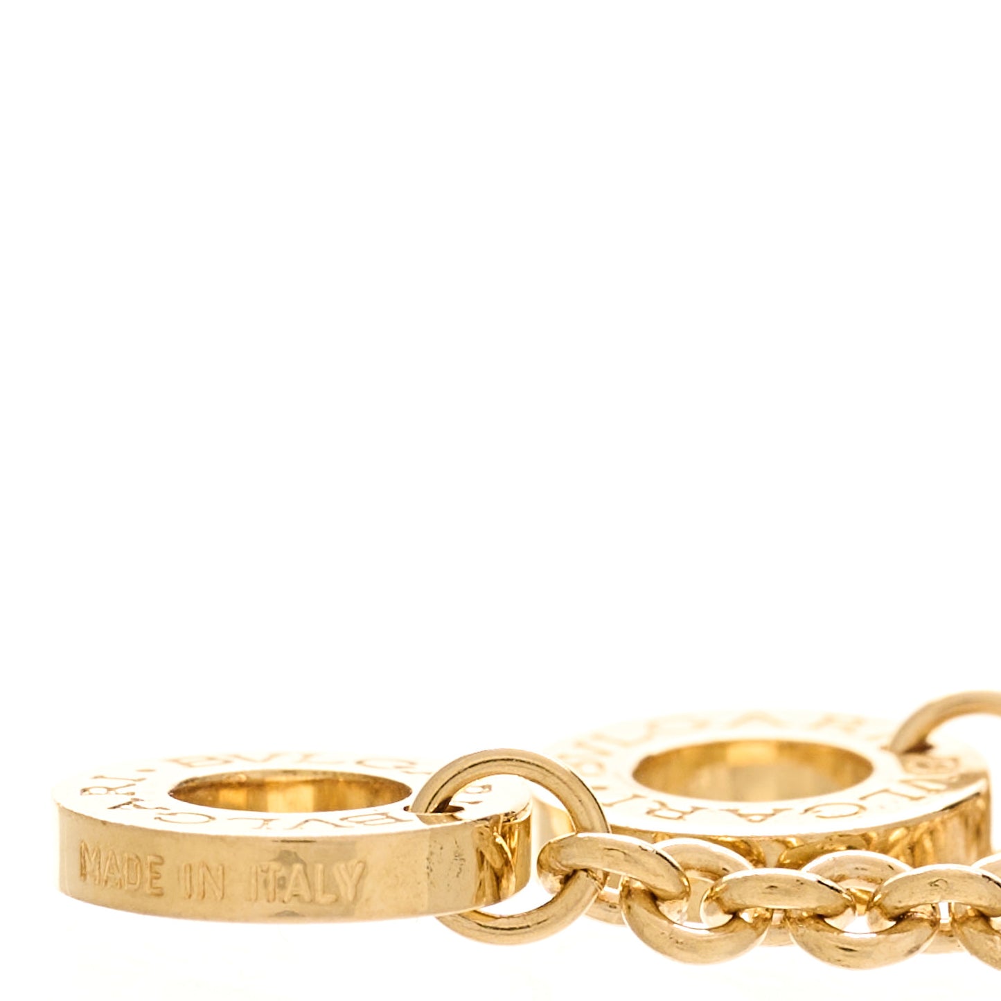18K Yellow Gold B.Zero1 Hoop Earrings