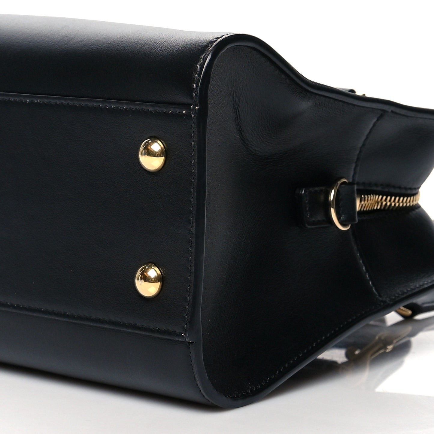 Calfskin Monogram Baby Cabas Black