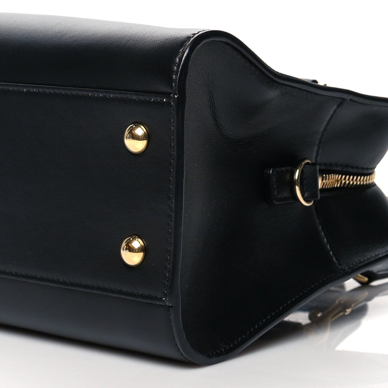 Saint Laurent Calfskin Monogram Baby Cabas Black 8 of 8