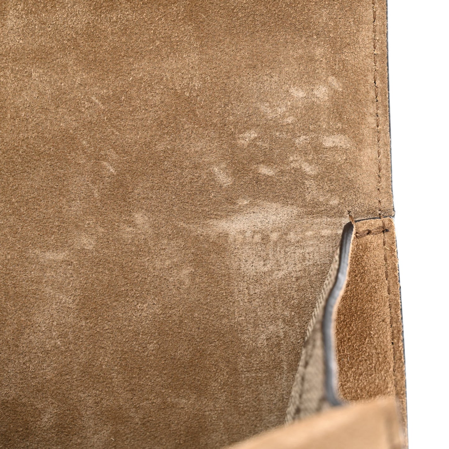 GG Supreme Monogram Suede Crystal Small Dionysus Shoulder Bag Beige Ebony Taupe