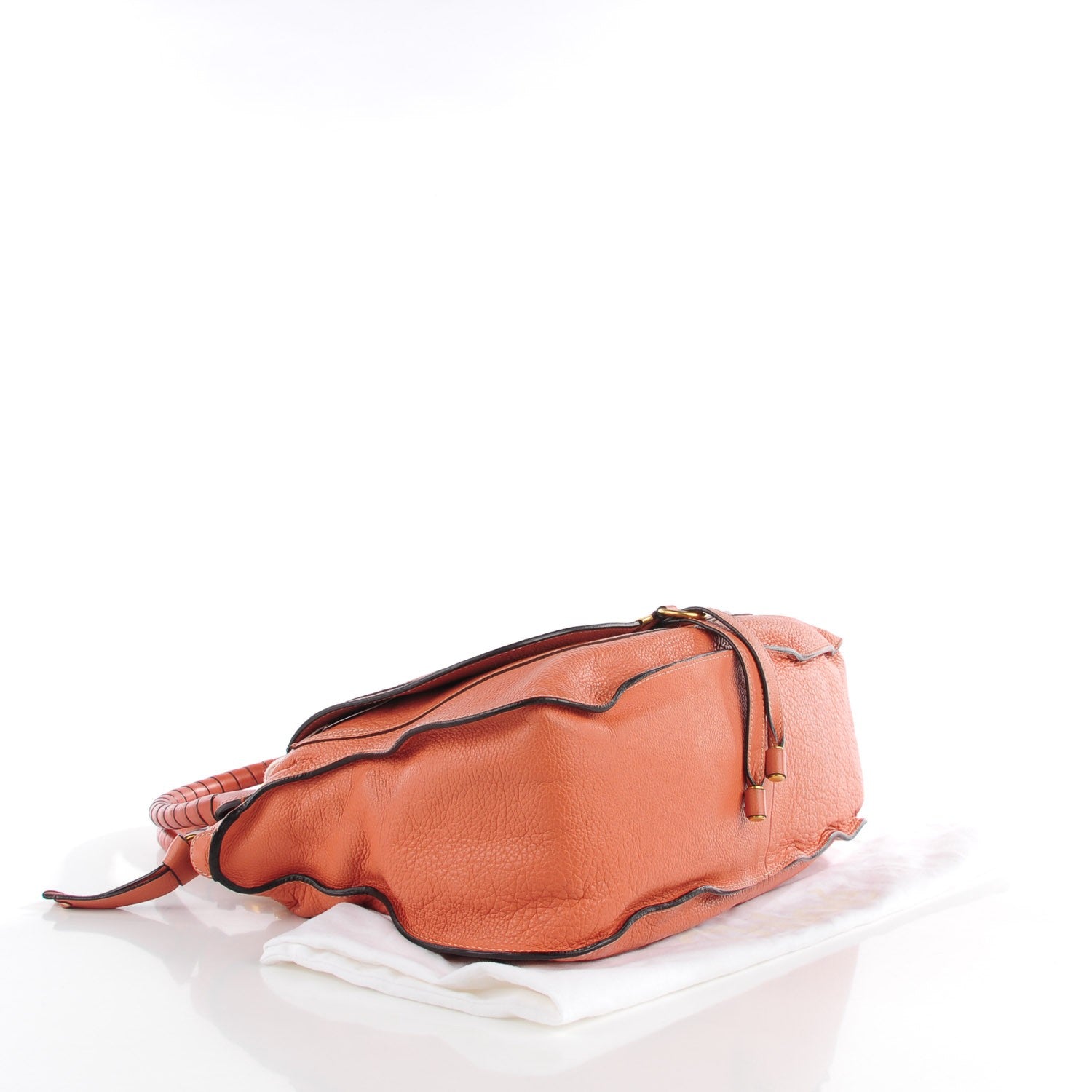Chloe Calfskin Medium Marcie Satchel Coral 4 of 7